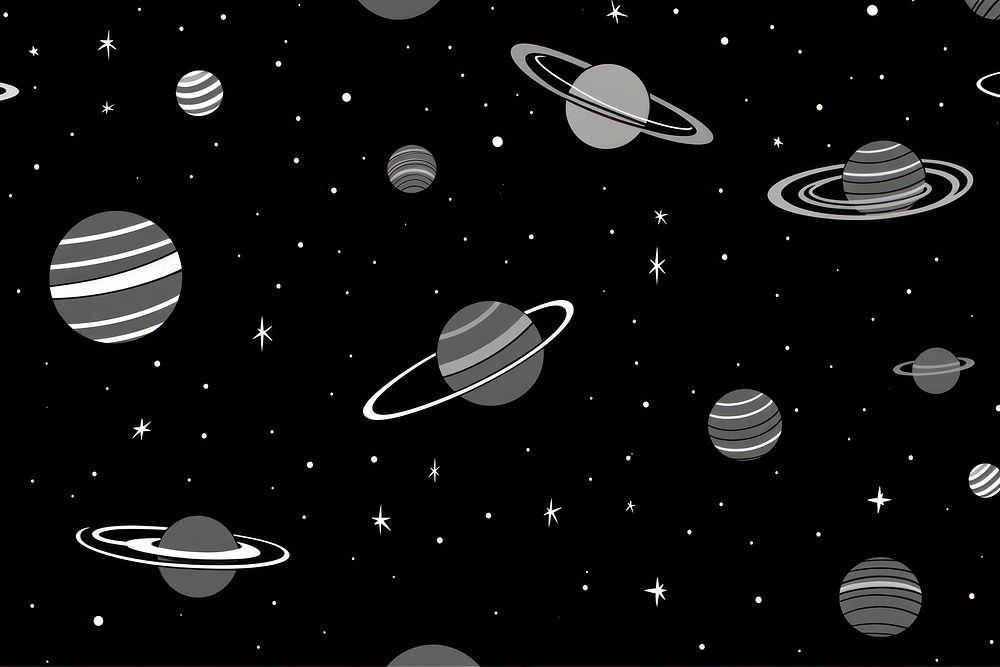 Cute saturn backgrounds astronomy planet. AI generated Image by rawpixel.