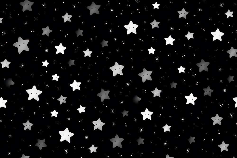 Star backgrounds night black. AI generated Image by rawpixel.