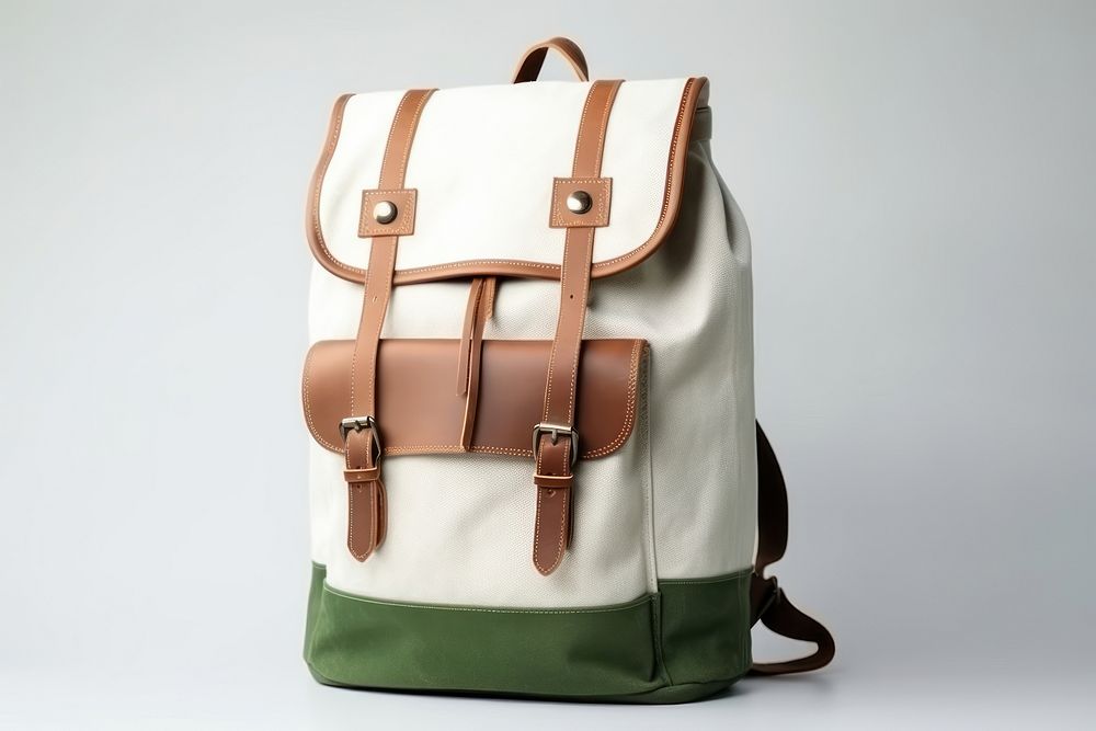 Canvas Backpack backpack bag accessories. AI generated Image by rawpixel.