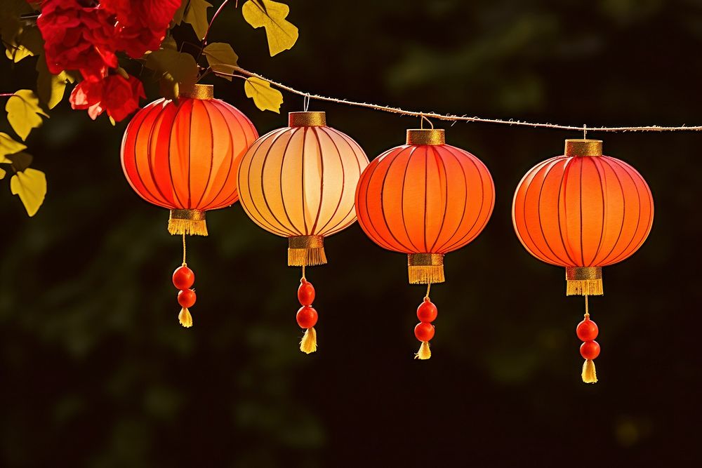 Chinese Lantern lantern festival chinese lantern. AI generated Image by rawpixel.