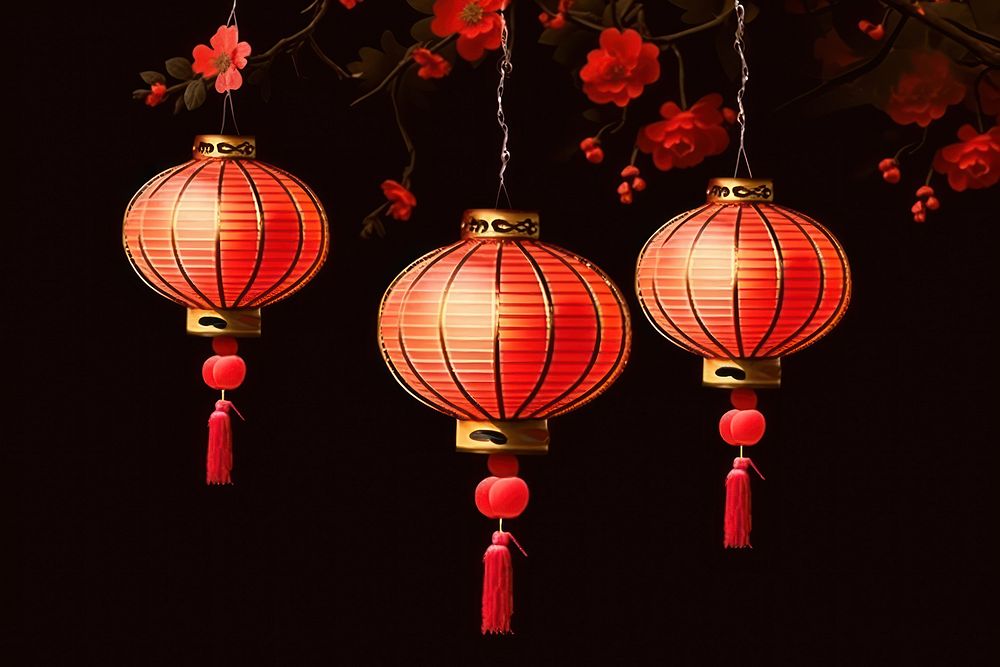 Chinese Lantern lantern festival chinese lantern. AI generated Image by rawpixel.