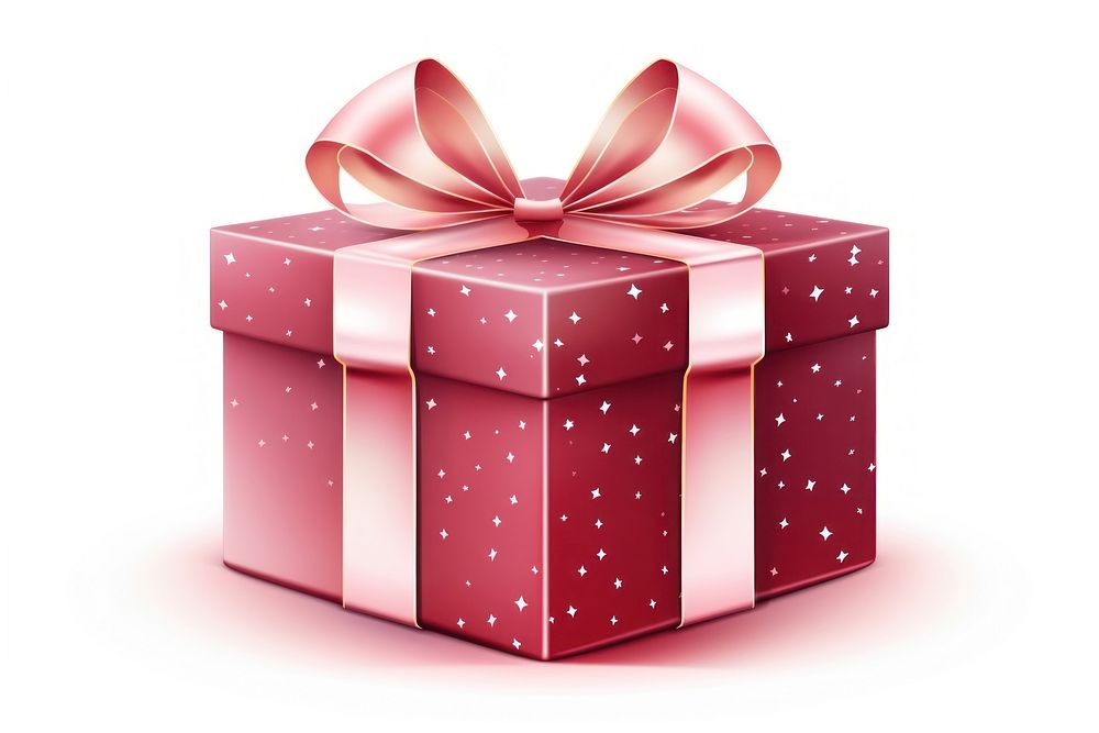 Christmas gift present box white background. AI generated Image by rawpixel.