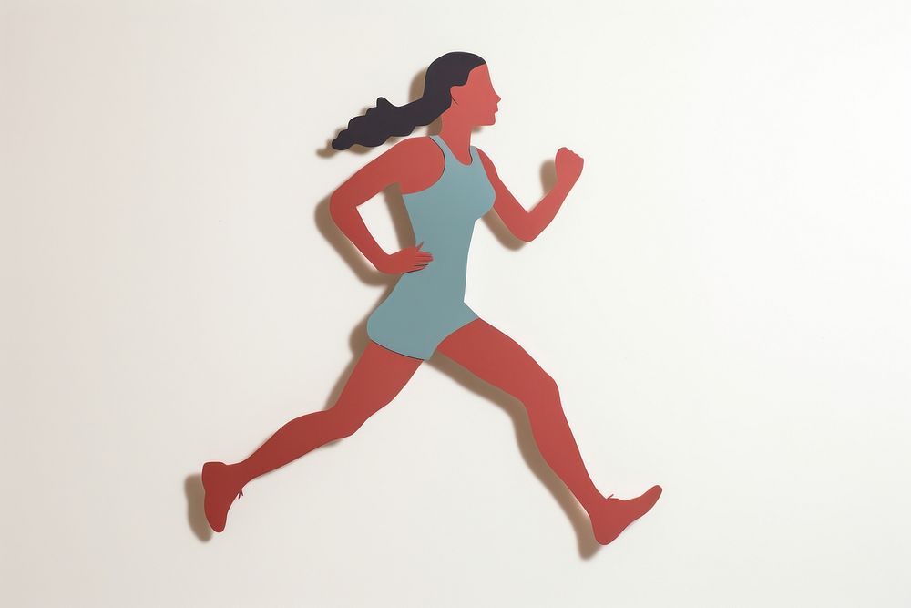 Women running jogging adult determination. AI generated Image by rawpixel.