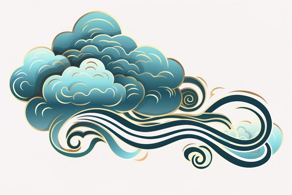 Cloud backgrounds graphics pattern. AI generated Image by rawpixel.