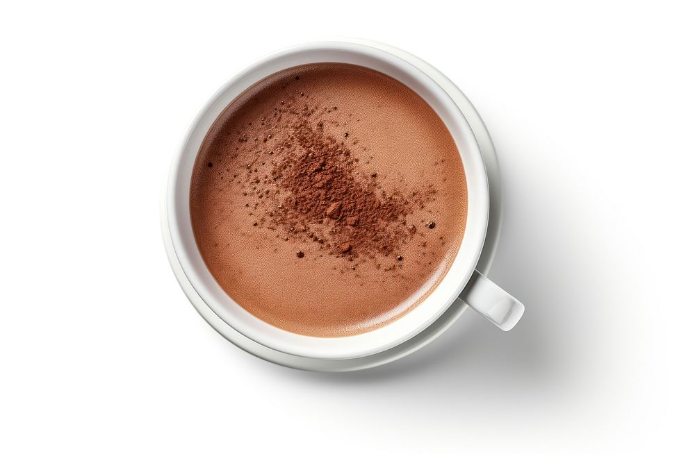 Hot chocolate cup coffee drink. AI generated Image by rawpixel.