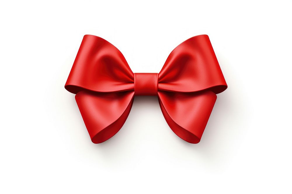 Christmas Bow bow white background celebration. AI generated Image by rawpixel.