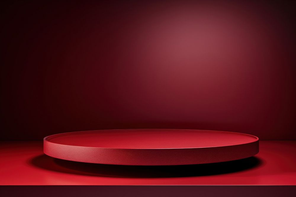 Circular photography lighting red. AI generated Image by rawpixel.