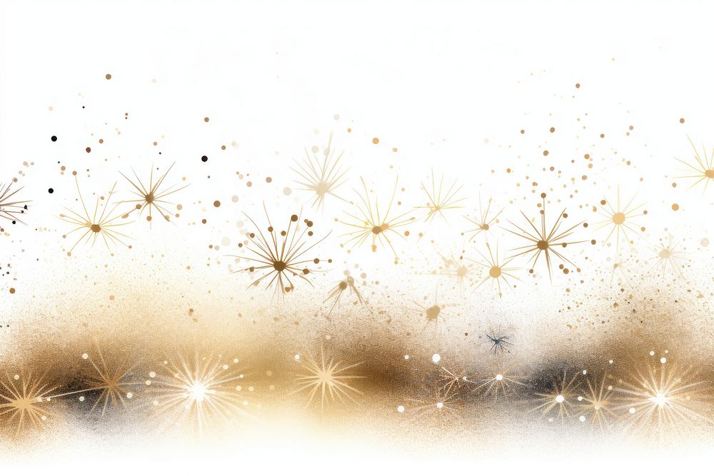 Gold firework backgrounds fireworks white background. AI generated Image by rawpixel.