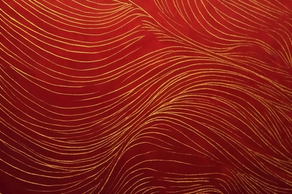 Golden yellow wall pattern maroon. AI generated Image by rawpixel.