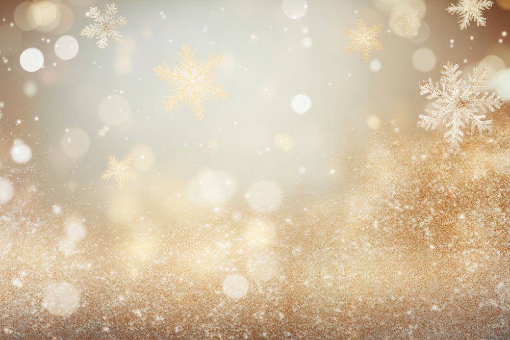 Glittery christmas snowflakes backgrounds glitter nature. AI generated Image by rawpixel.