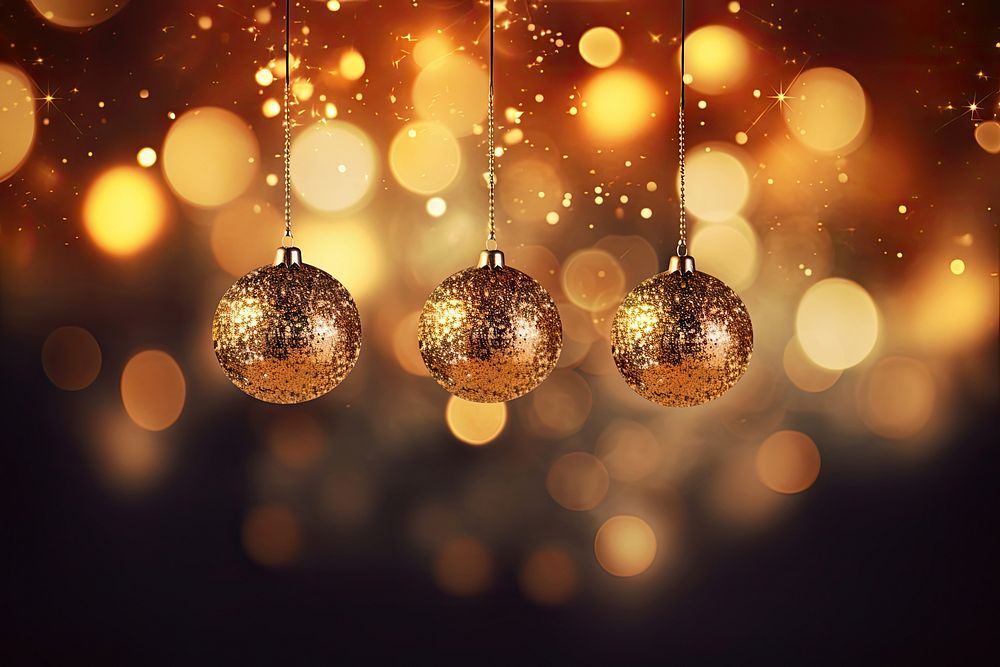 Christmas light decorations christmas backgrounds lighting. AI generated Image by rawpixel.