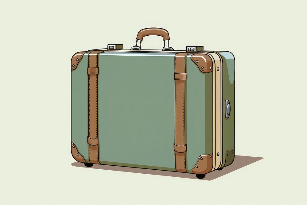 Luggage suitcase bag accessories. AI generated Image by rawpixel.