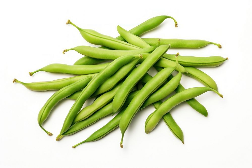 Raw green beans vegetable plant food. AI generated Image by rawpixel.