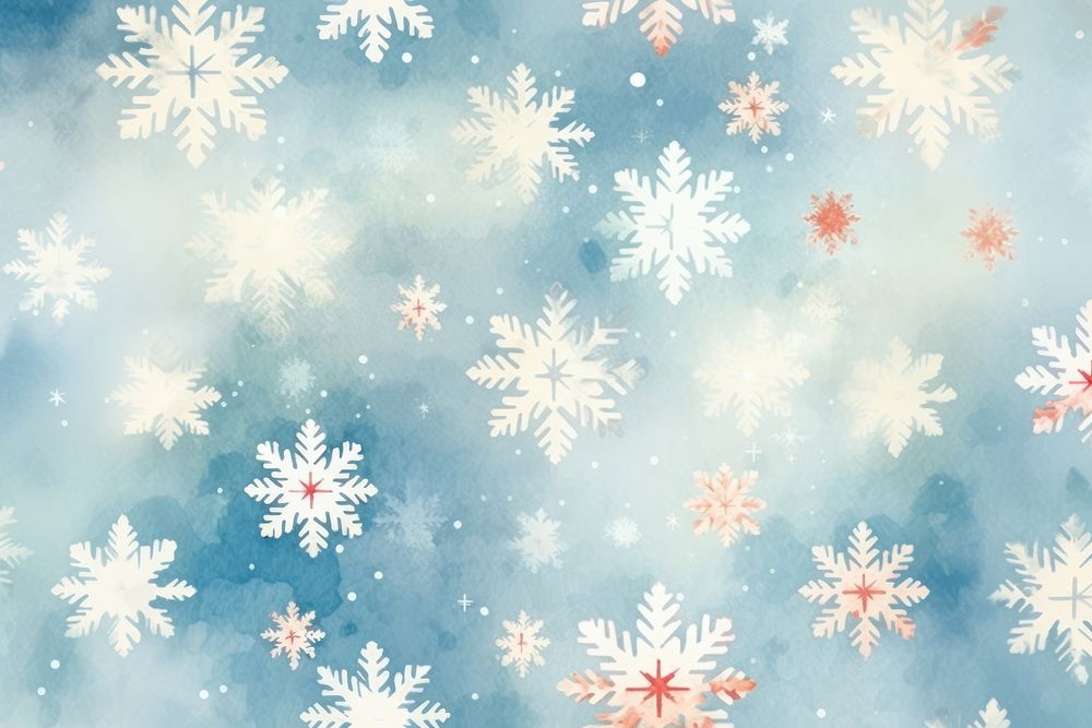 Magic snow flake backgrounds snowflake pattern. AI generated Image by rawpixel.