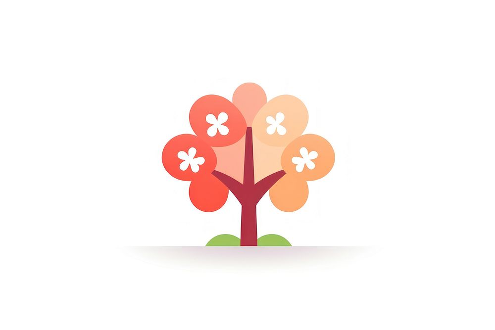 Seasons flower plant white background. AI generated Image by rawpixel.