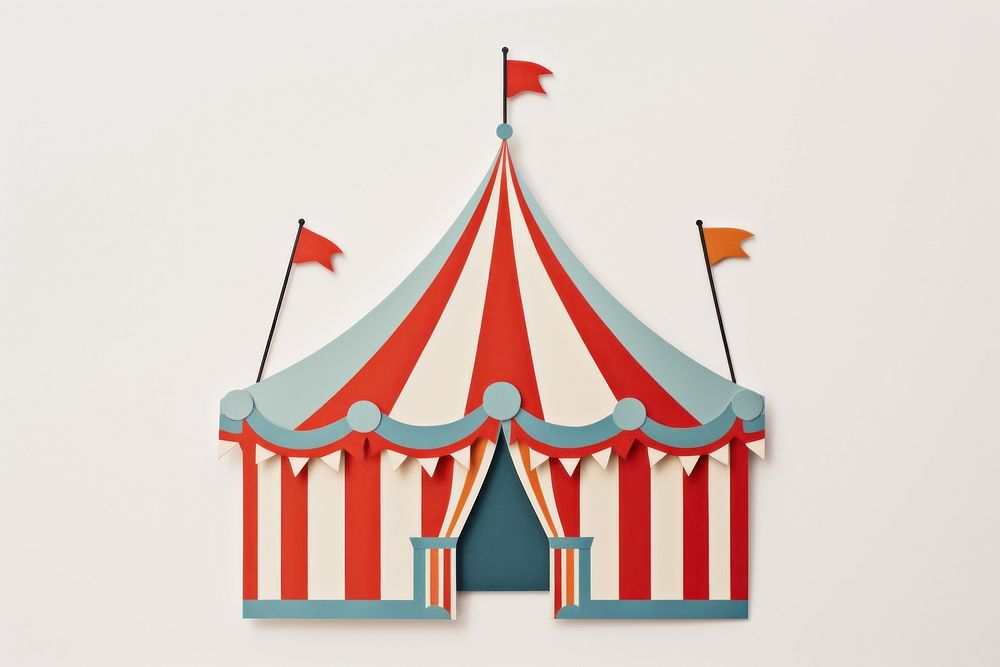 Carnival circus tent architecture. AI generated Image by rawpixel.