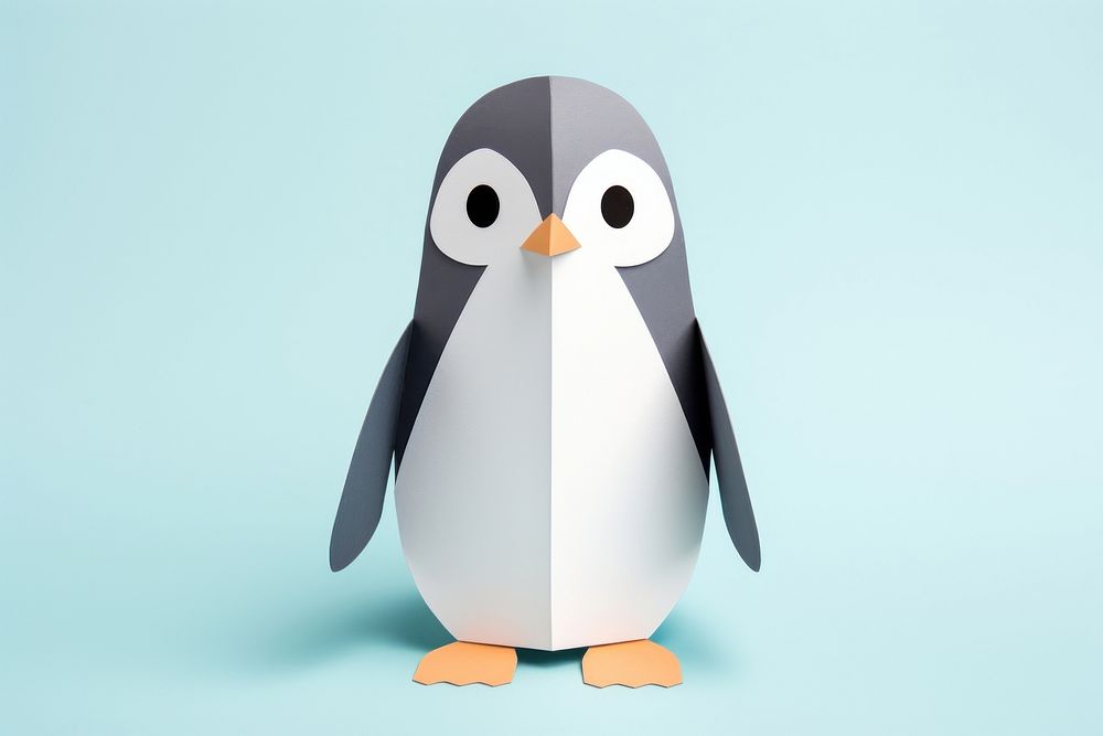 Penguin animal bird seabird. AI generated Image by rawpixel.