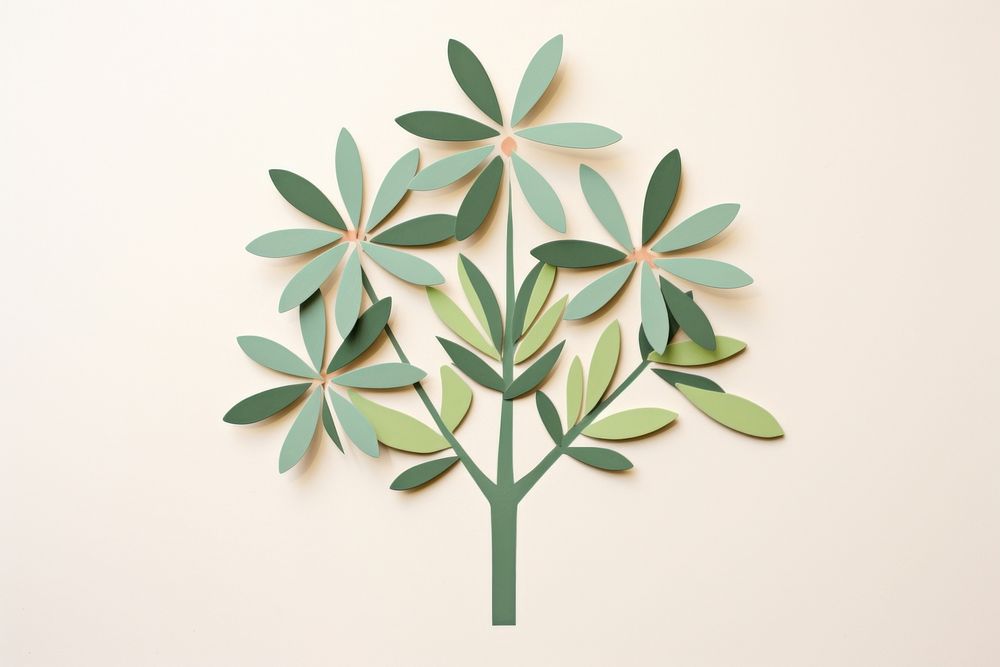 Young plant leaf wall art. AI generated Image by rawpixel.