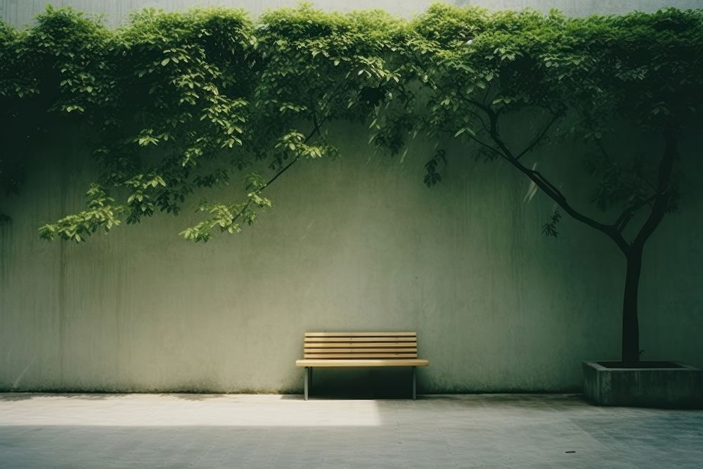 Architecture nature light bench. AI generated Image by rawpixel.