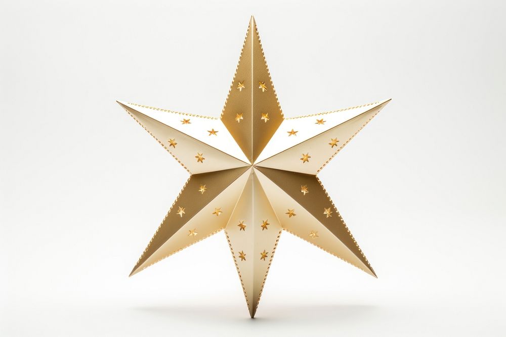 Simple shining christmas star celebration simplicity decoration. AI generated Image by rawpixel.