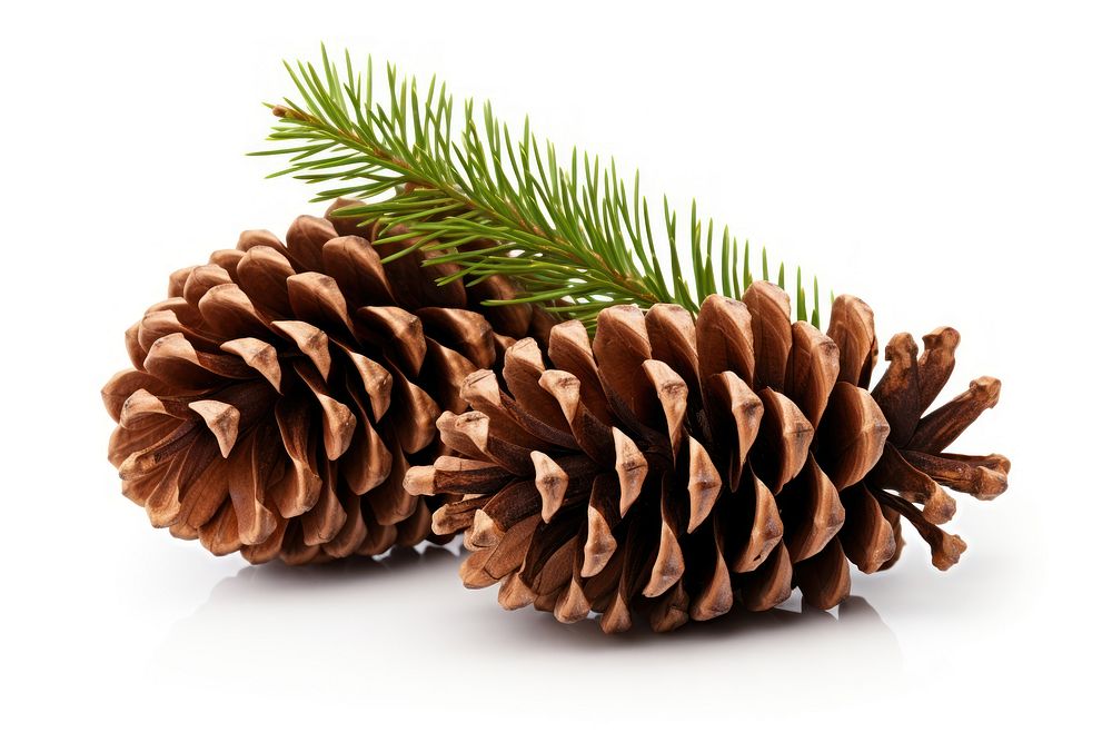Cones pine christmas leaf plant tree fir. AI generated Image by rawpixel.