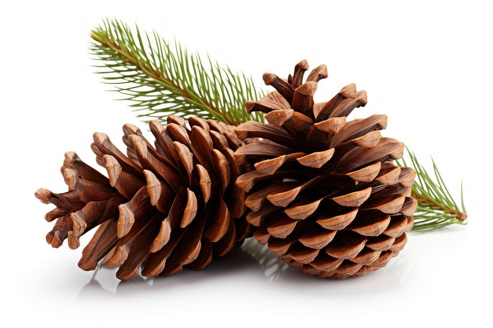Cones pine christmas leaf plant tree fir. AI generated Image by rawpixel.