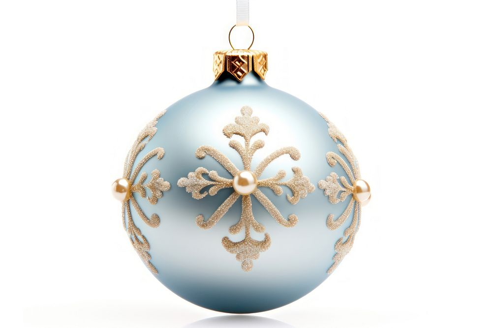 PNG Cute Blue pastel Christmas bauble christmas blue white background. AI generated Image by rawpixel.