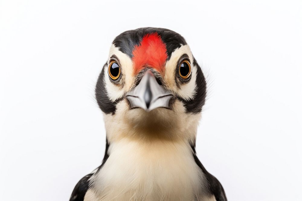 Great Spotted Woodpecker animal bird beak. AI generated Image by rawpixel.