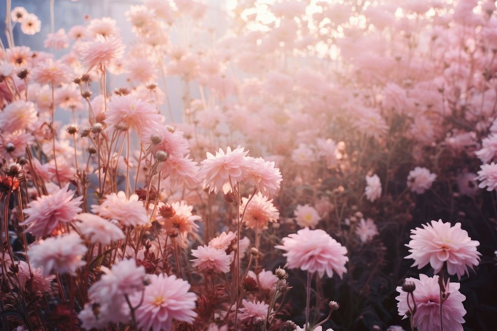 Flower garden nature outdoors blossom. AI generated Image by rawpixel.
