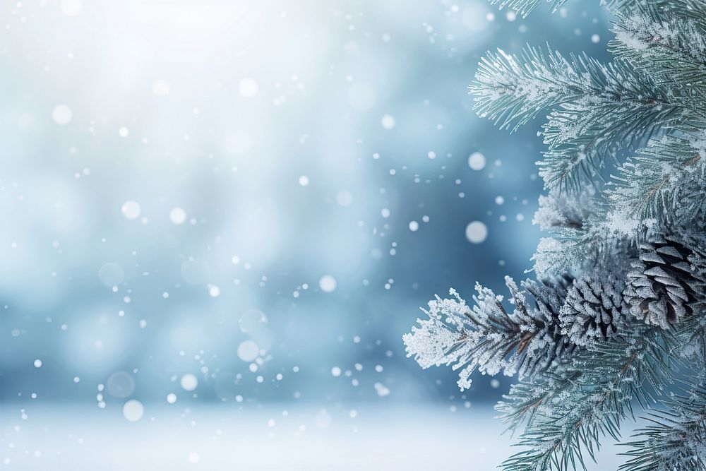 Winter frost snow backgrounds. AI generated Image by rawpixel.