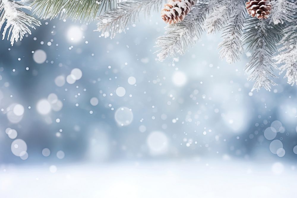 Winter snow backgrounds christmas. AI generated Image by rawpixel.