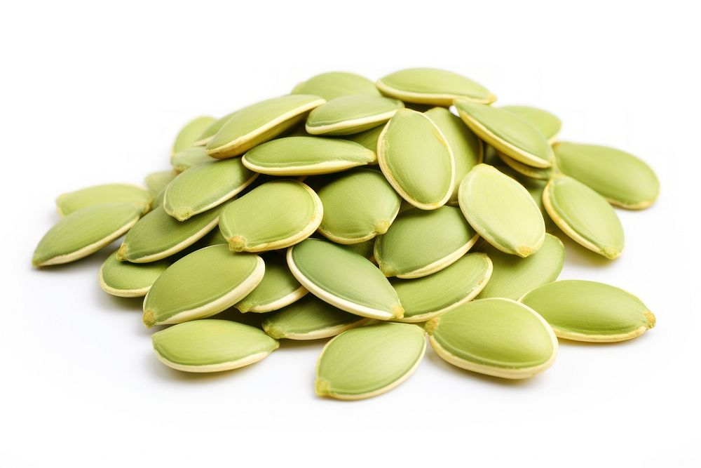 Pumpkin green seeds plant pill food. AI generated Image by rawpixel.