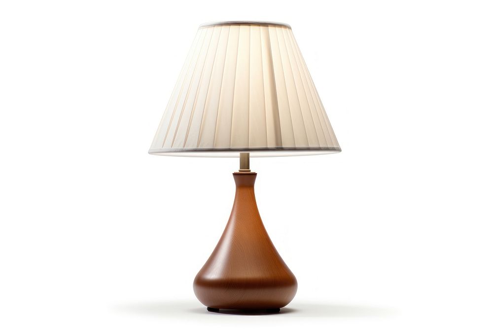 Lamp lampshade white background electricity. AI generated Image by rawpixel.
