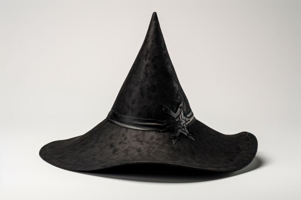 Black halloween witch hat black headwear clothing. AI generated Image by rawpixel.
