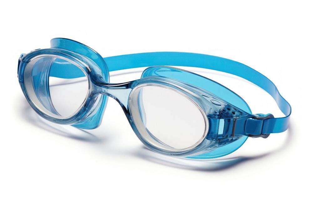 Swimming glasses white background transparent accessories. AI generated Image by rawpixel.