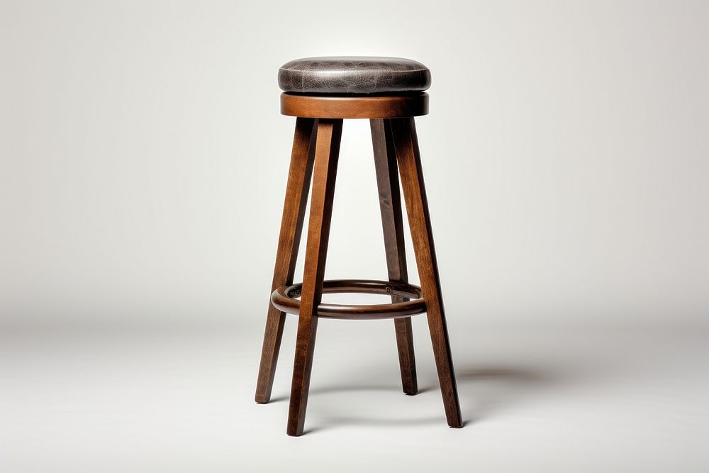 Bar stool furniture chair armrest. AI generated Image by rawpixel.