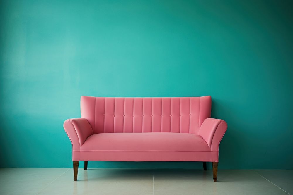 Love seat furniture chair room. AI generated Image by rawpixel.
