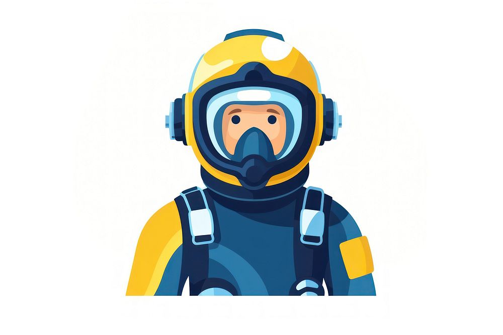 Diver helmet sports white background. AI generated Image by rawpixel.