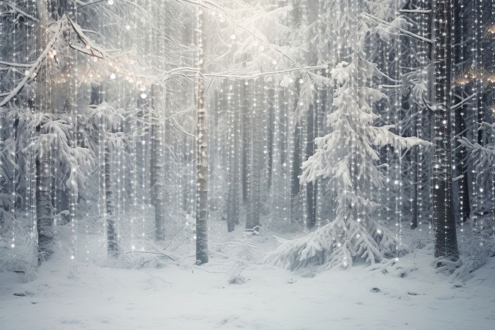 Christmas snow blizzard outdoors. AI generated Image by rawpixel.