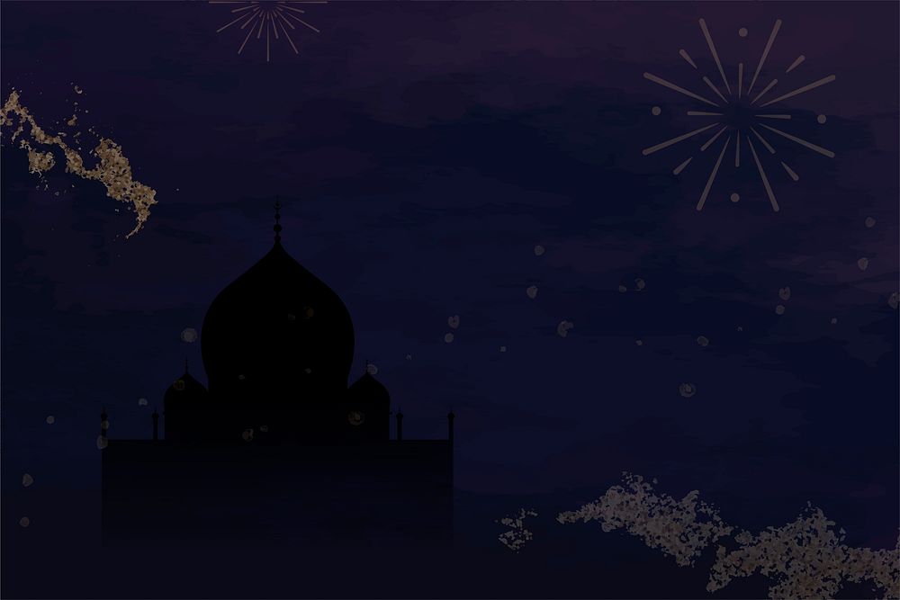 Blue Diwali festival background, aesthetic design