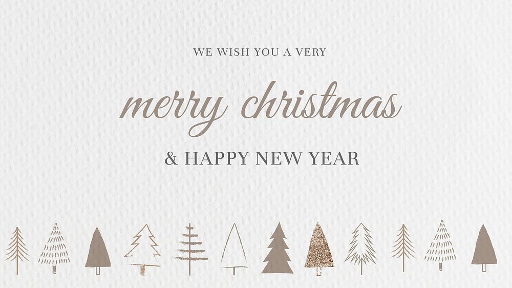 Merry Christmas  blog banner template