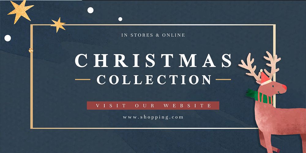 Christmas collection  Twitter post template