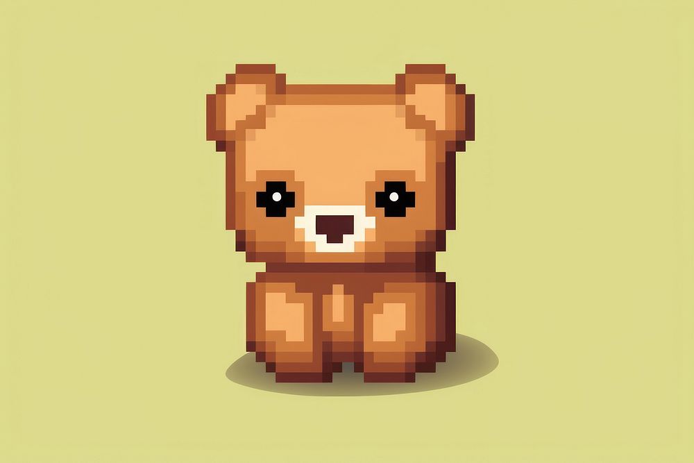 Teddy bear shape mammal toy representation. AI generated Image by rawpixel.