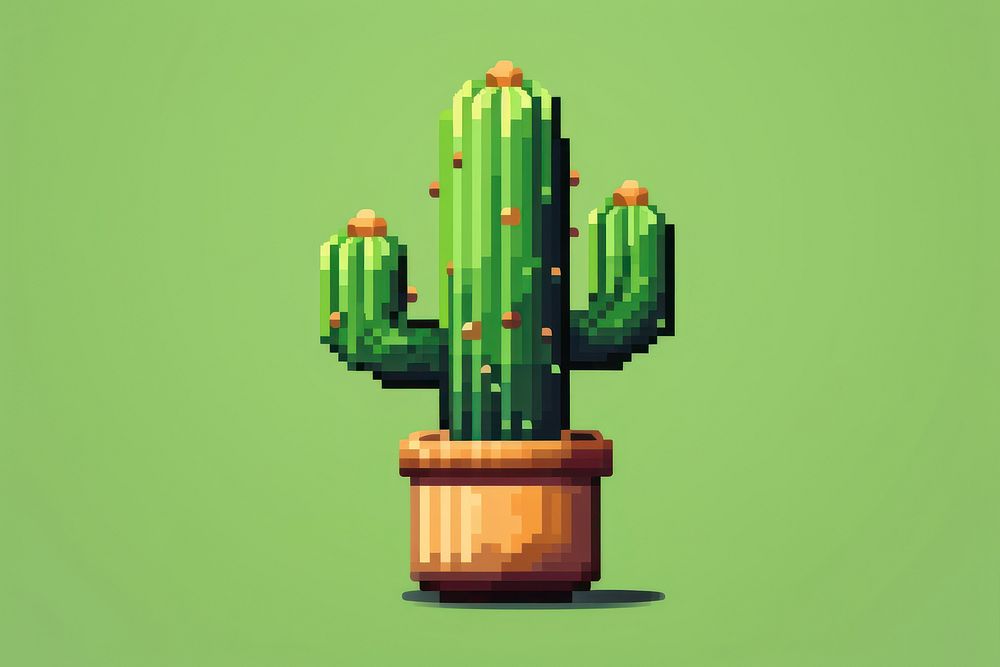 Cactus shape plant technology houseplant. AI generated Image by rawpixel.