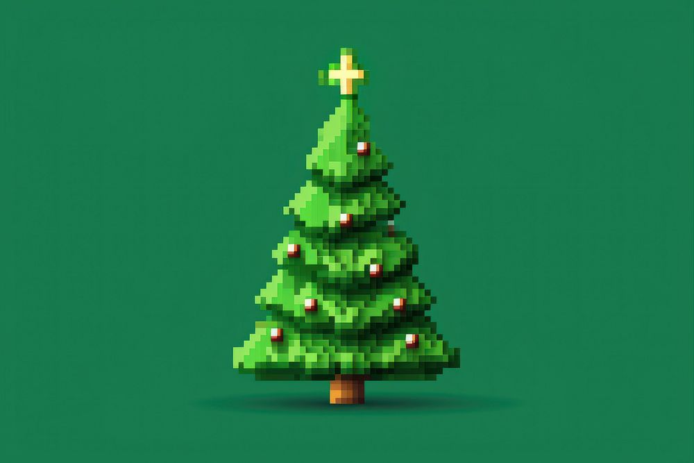 Christmas tree shape plant green. AI generated Image by rawpixel.