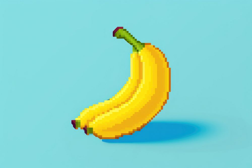 Cute banana food freshness produce. AI generated Image by rawpixel.