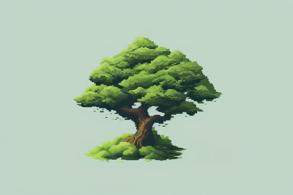 Tree shape nature plant green. AI generated Image by rawpixel.