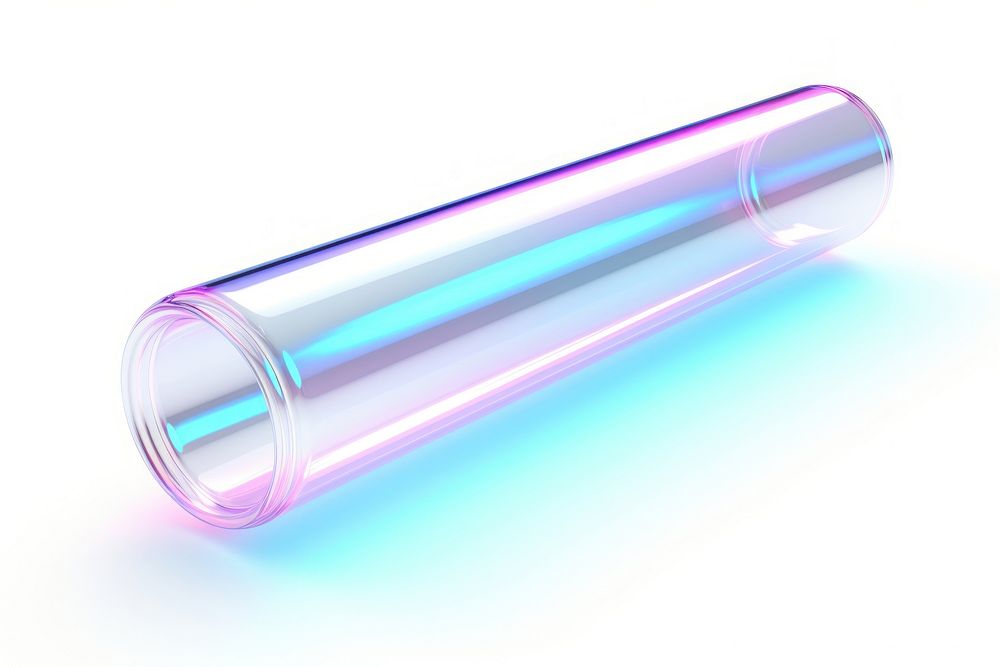 Cylinder tube light white background biotechnology. AI generated Image by rawpixel.