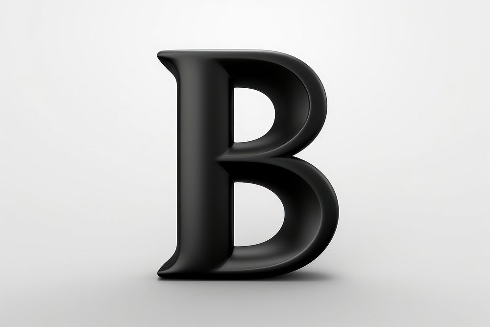 PNG Alphabet B alphabet number black. AI generated Image by rawpixel.