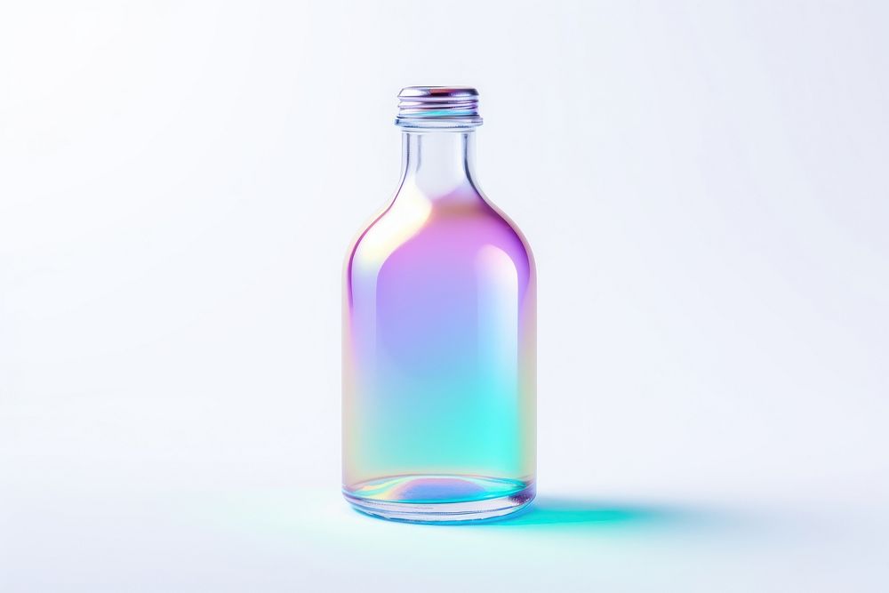 Bottle transparent glass drink. AI generated Image by rawpixel.